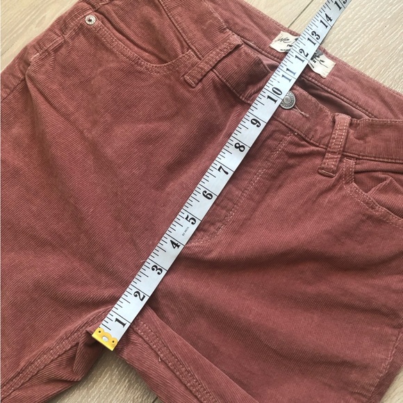 We The Free Free People Corduroy Raw Hem Pants in Rose Pink Size 27 - Picture 4 of 10